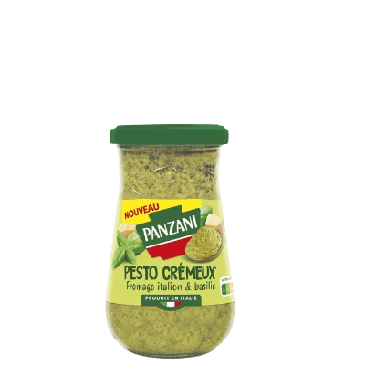 Pesto cremoso de albahaca y queso italiano