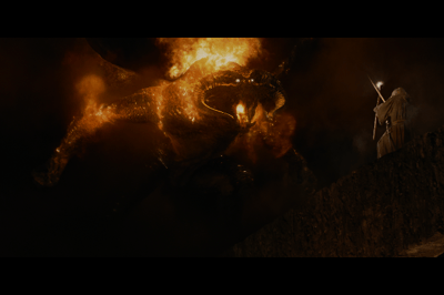 Gandalf el Gris vs el Balrog