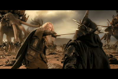 Éowyn vs el Rey Brujo de Angmar