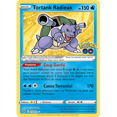 Radiant Blastoise PGO 018/078