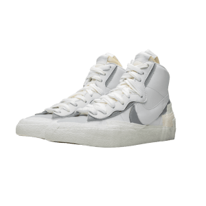 Blazer Mid Sacai White Grey