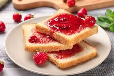 Tostadas con mermelada