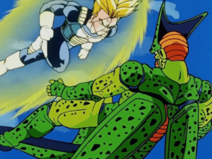 Trunks vs Cell (del Futuro)