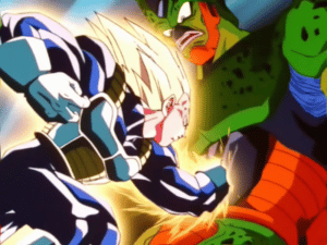 Vegeta vs Cell segunda forma