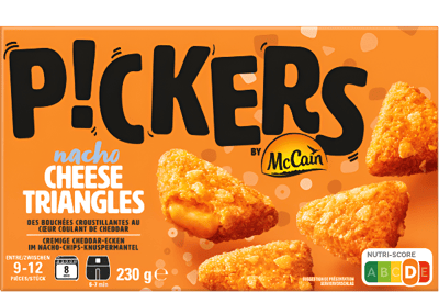 Nacho cheese triangles