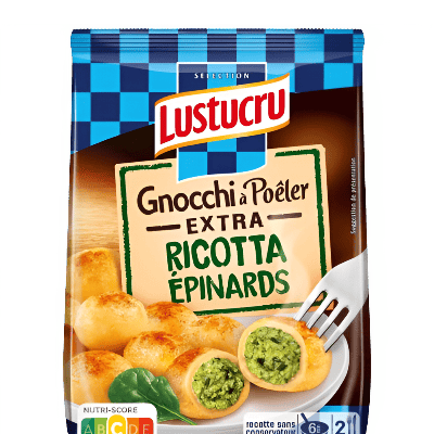 Gnocchi para saltear extra ricotta espinacas