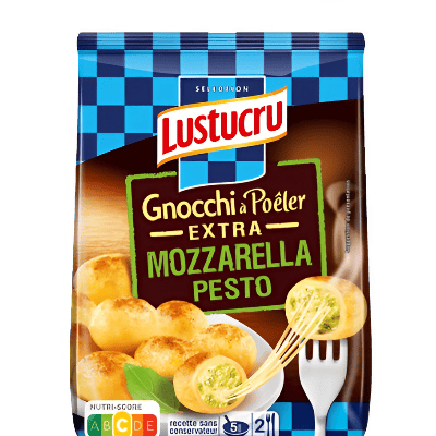 Gnocchi para saltear extra mozzarella pesto