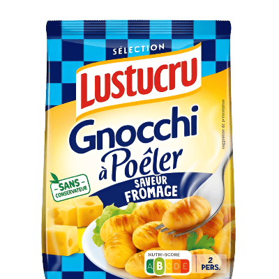 Gnocchi para saltear sabor queso