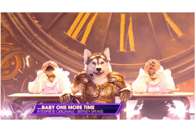 Husky canta Baby one more time