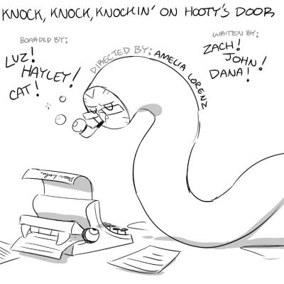 Knock, Knock, Knockin’ on Hooty’s Door