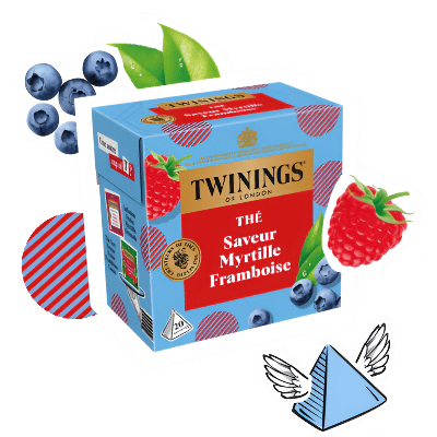 Thé Saveur Myrtille Framboise