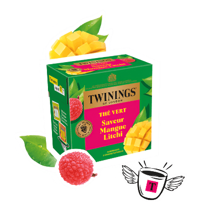 Thé Vert Saveur Mangue Litchi