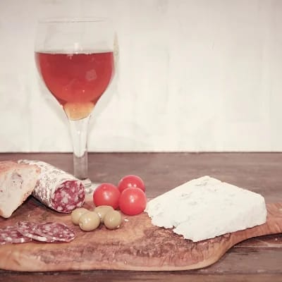 Salsicha com Bleu d’Auvergne