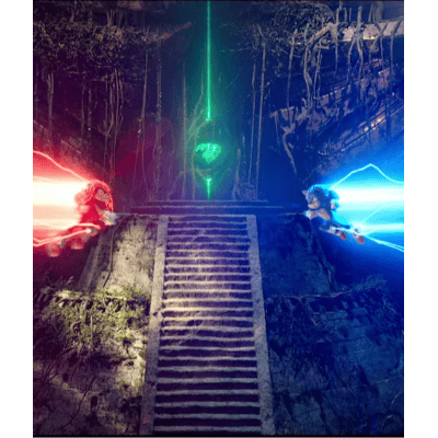 SONIC CONTRO KNUCKLES NEL TEMPIO DELLA MADRE SMERALDO – SONIC 2 IL FILM (2022)