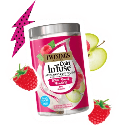 Infusion froide Pomme Framboise