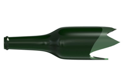 Pezzo di bottiglia