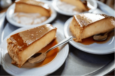 Flan alla farina di castagne