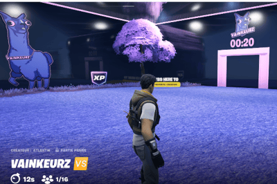 Fortnite on the VAINKEURZ map