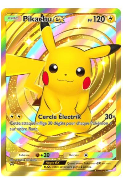 Pikachu EX Gold