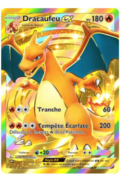 Charizard EX Gold