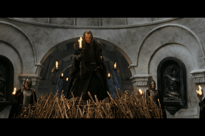 III – La folie de Denethor brûlant vif Faramir
