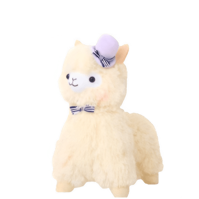 Peluche Lama Valentino au petit chapeau