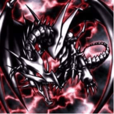 Drago Nero Occhi Rossi