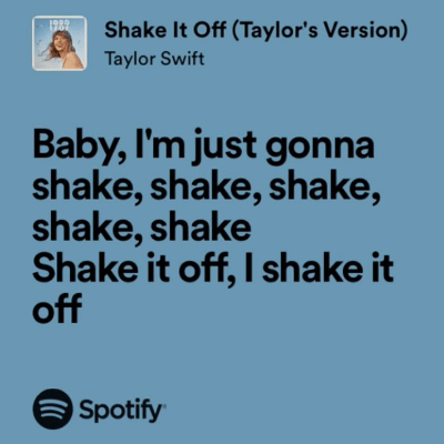 shake it off