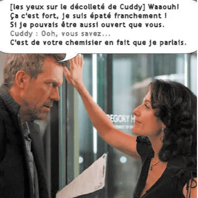 Le décolleté de Cuddy