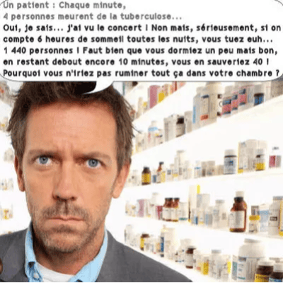 Sa spécialité : remettre le patient à sa place