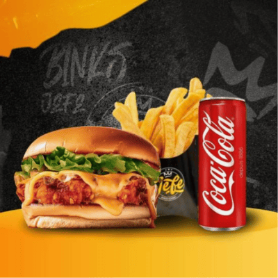 Menu burger chicken
