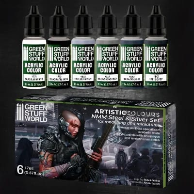 Steel & Silver NMM Paint Set