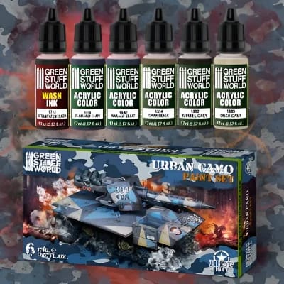 Urban Camouflage Paint Set