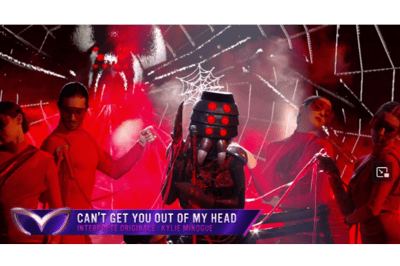 Aranha cantando Can’t get you out of my head