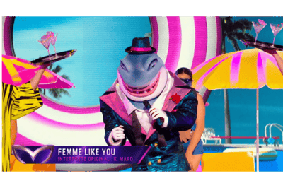 Tubarão cantando Femme like you