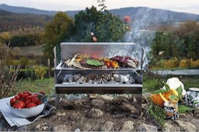 Barbecue au charbon de bois