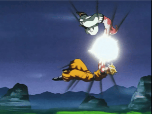 Goku SSJ2 vs Kid Buu