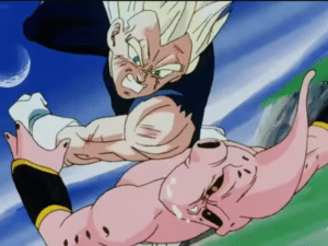 Vegeta vs Kid Buu