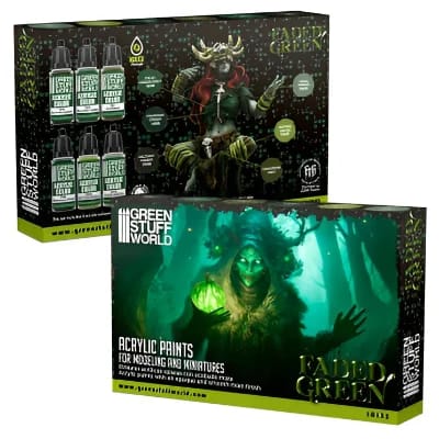 Kit de tintas faded green