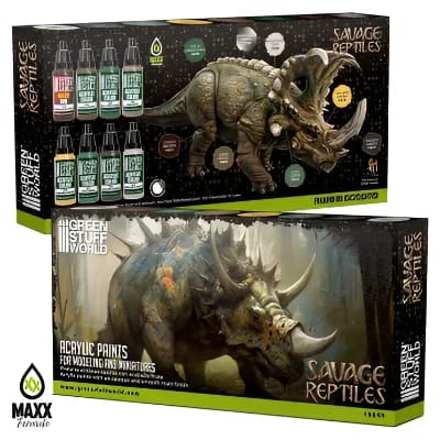 Kit de tintas savage reptiles