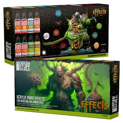 Kit de tintas efeitos especiais vol 1