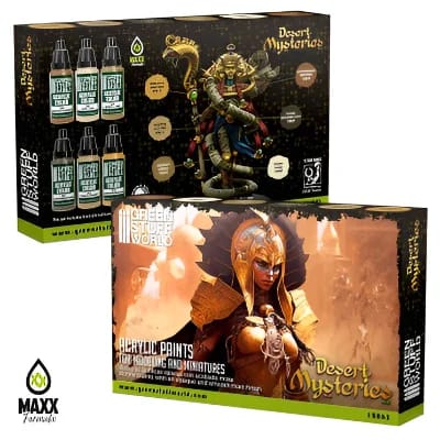 Kit de tintas mistérios do deserto