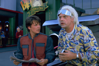 Michael J. Fox y Christopher Lloyd