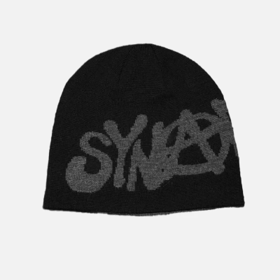 Berretto reversibile Synaworld Skull Nero