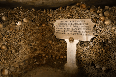 The Catacombs of Paris and their eerie underground corridors