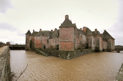 Château de Carrouges, with its curses and other oddities