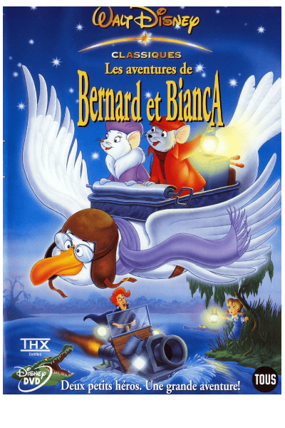 LE AVVENTURE DI BERNARD E BIANCA (1977) – DISNEY