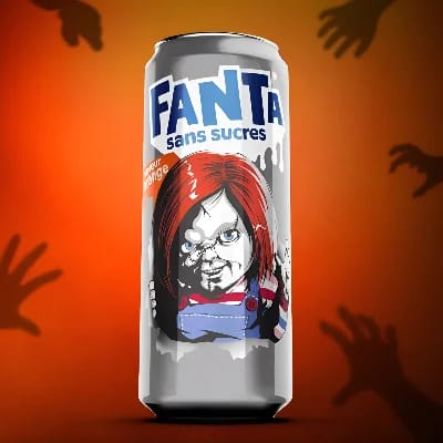 Fanta orange zero sugar x Chucky