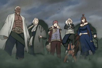 Madara vs 5 Kage