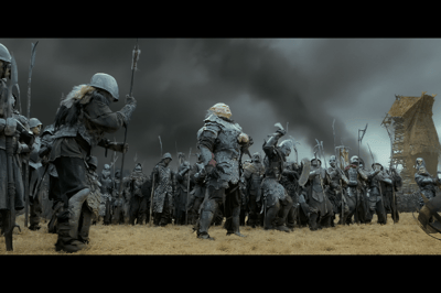 III – Tenez vos positions ! – Le sang-froid du chef des orques devant les catapultes de Minas Tirith